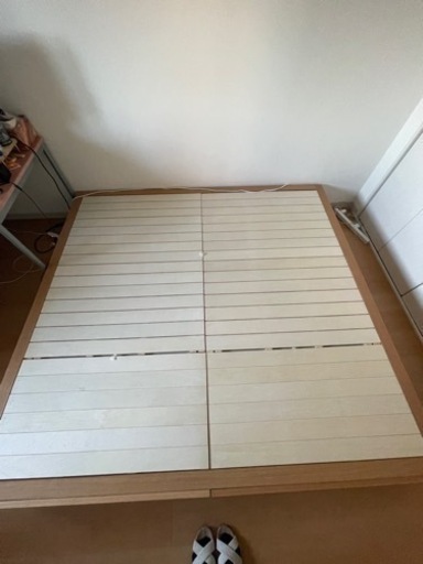 キングサイズの無印の収納ベット