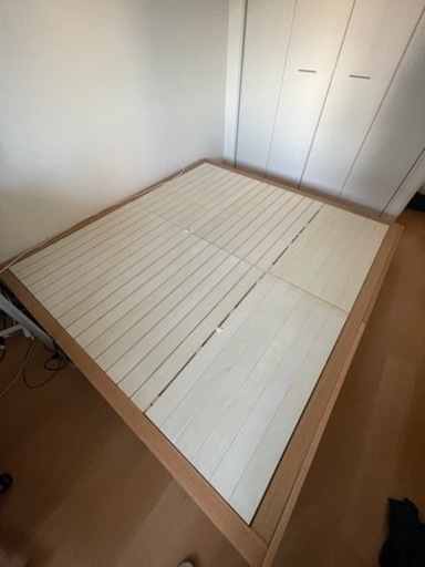 キングサイズの無印の収納ベット