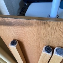 ニトリ　ダイニングテーブル 80cm x 80cm x70cmの画像