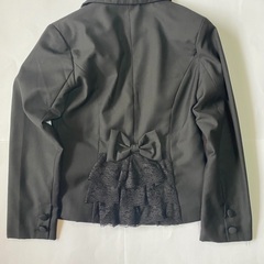 【タグ付き・未使用】式服 フォーマル バックリボン＆レース ジャケットの画像