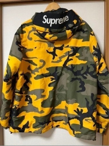 supreme hooded half zip pullover