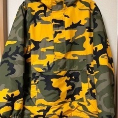 supreme hooded half zip pullover