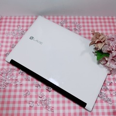 A-10/美品光沢PC/白くてかわいいNECノートパソコン