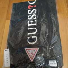 新品・タグ付き■ GUESS ゲス マフラー 黒 ブラック ■ メンズ レディース ユニセックス ■定価4900円＋税 の画像