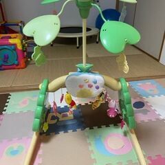 【タカラトミー】くまのプーさん えらべる回転6WAYジムにへんしんメリー（旧型）の画像