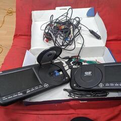サンバイザーDVDプレイヤー モニターの画像