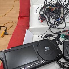 サンバイザーDVDプレイヤー モニターの画像