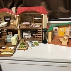 最終値下げ　シルバニアまとめ売り　お家　パン屋　学校　カフェなどなど珍しいアイテムもありの画像