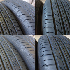 145/80R13 夏タイヤ ホイル付4本 出光プライベートブランド「DURAN Mu：TECH ECO」2017年製の画像