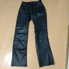 牛革　パンツ　ハーレーダビットソン