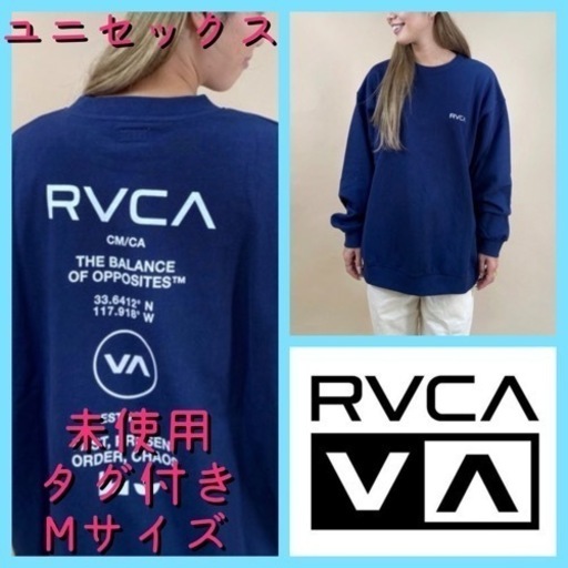 ユニセックス RVCAルーカ  ビッグシルエット バックプリンM