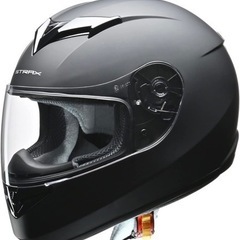 リード工業　バイク　フルフェイス　マットブラック　Lサイズ