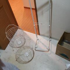 ★ランドリー収納★取り外し出来るので洗濯後便利です★の画像