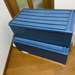 収納ケース✖️2の画像