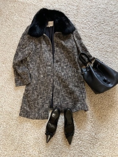 【＊新品未使用】JUSTINO ☆おすすめヴィンテージ☆ツイードコート☆