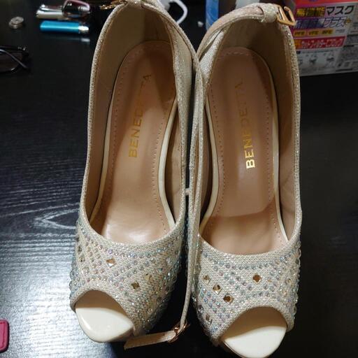 22.5size 新品 キラキラ