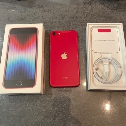 残り1台　iPhone SE (第3世代) レッド 64 GB SIMフリー　新品未使用 Apple