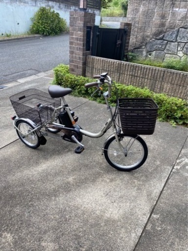 自動アシスト付き自転車　三輪