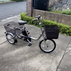 自動アシスト付き自転車　三輪