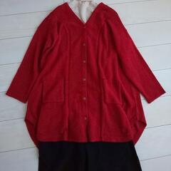 ミーム Leiria  オーバーサイズカーディガン♥ (ボタンはブラウンです！) 背の低い方は、チュニック風にも着れますヽ(*´∀｀)ﾉの画像