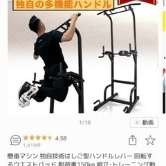 マルチ 懸垂マシン トレーニングの画像