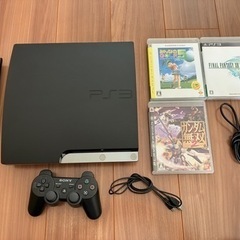 PS3 本体 付属品 ソフト 完動品