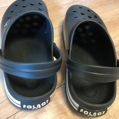 サンダル　クロックスタイプ　メンズL FOLBOT 黒　中古の画像