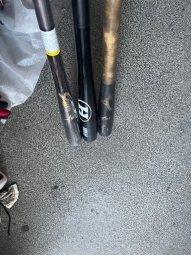 硬式用木製バット　値下げ可