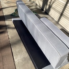 ニトリ　ソファーベッドグレー(HMB01 GY）美品の画像