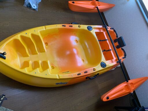 【決まりました】コンパクトカヤックSET 船外機取り付け可能