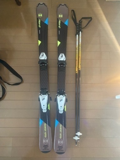スキー　127センチ　4点セット