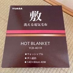 YUASA 電気毛布 敷タイプ YCB-401R
