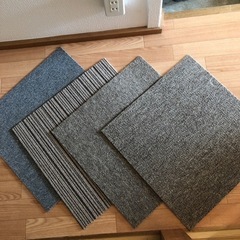 タイルカーペット50×50  ペット転倒防止用1枚150円