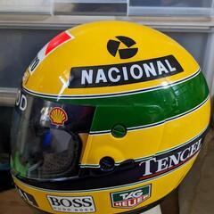 SHOEI　アイルトン・セナ　レプリカヘルメット　Ｍサイズの画像