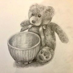 カフェ店内で、水彩画・鉛筆デッサン・トールペイント ジャンル問わずの画像