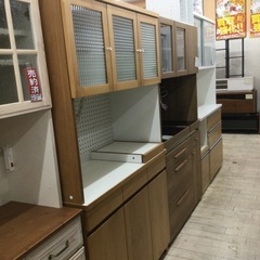 【✨ナチュラル❗️ウッド❗️２口コンセント❗️✨】定価¥38,000 2面レンジボード