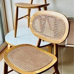 引き取り限定【IDEE イデー】　CONVENTO CHAIR Natural  2脚セットの画像