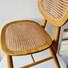 引き取り限定【IDEE イデー】　CONVENTO CHAIR Natural  2脚セットの画像