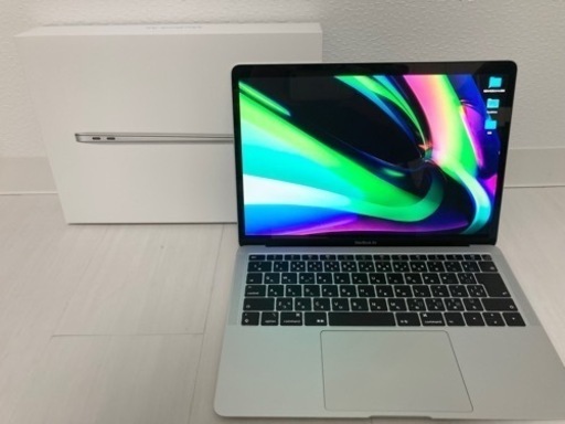 MacBook Air 13インチ 2018 シルバー(USBアダプタ、PCケース付)