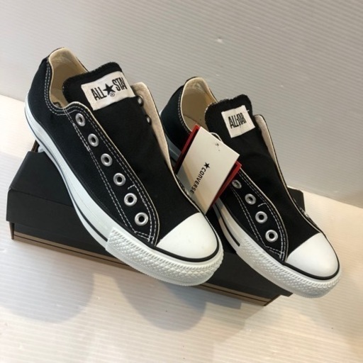 #6790 オールスタースリッポンスニーカーブラック