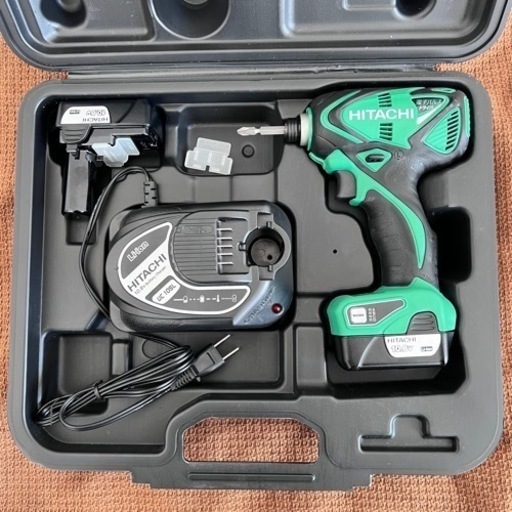 【新品未使用品】Hi koki（旧 日立工機）電子パルスドライバ　フルセット　WM10DBL