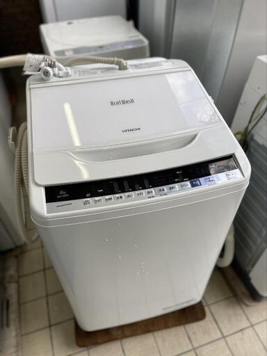 ★【日立】全自動洗濯機　ビードウォッシュ　2017年　8kg インバーター　(BW-V80Ｂ)　【3ヶ月保証付き★送料に設置込み】自社配送時代引き可※現金、クレジット、スマホ決済対応※