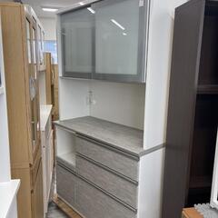 ★再値下げしました❗美品❗食器棚　レンジボード　去年97000円で購入　スロークローザー　幅約118cm ?自社配送時?代引き可?※現金、クレジット、スマホ決済対応※