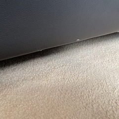 まだまだ使えます！ソファー（黒・レザー生地）の画像