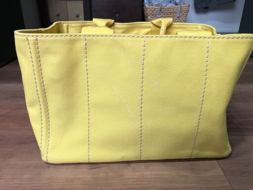 PRADA　CANAPA L カナパ トートバッグ　Lサイズ　イエロー
