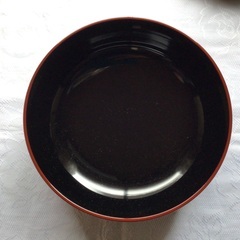 合成色漆器　サラダ鉢の画像