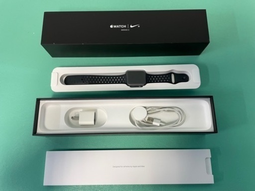 ■訳あり特価■ 正規品 Apple Watch NIKE＋series3 42mm スペースグレイ MQL42J/A GPSモデル