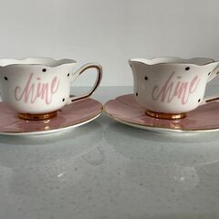 francfranc 　トゥジュール　カップ＆ソーサー2個セット...