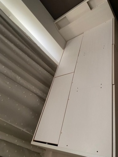 収納付きシングルベッド！