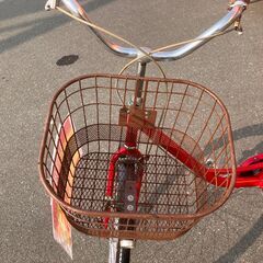 26インチ 自転車 シティサイクル ママチャリ レッド 赤系 No.361 ※現金、クレジット、スマホ決済対応※の画像